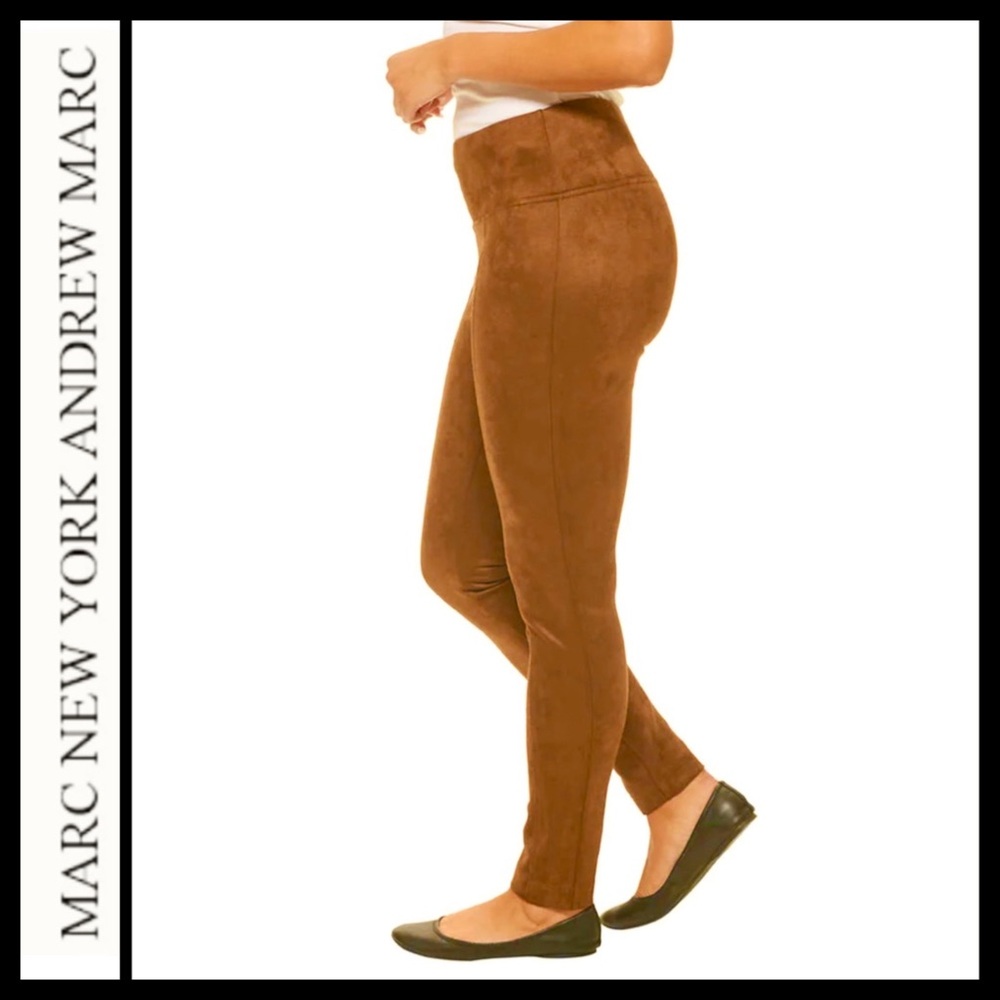 NWOT Andrew Marc Faux Suede Legging